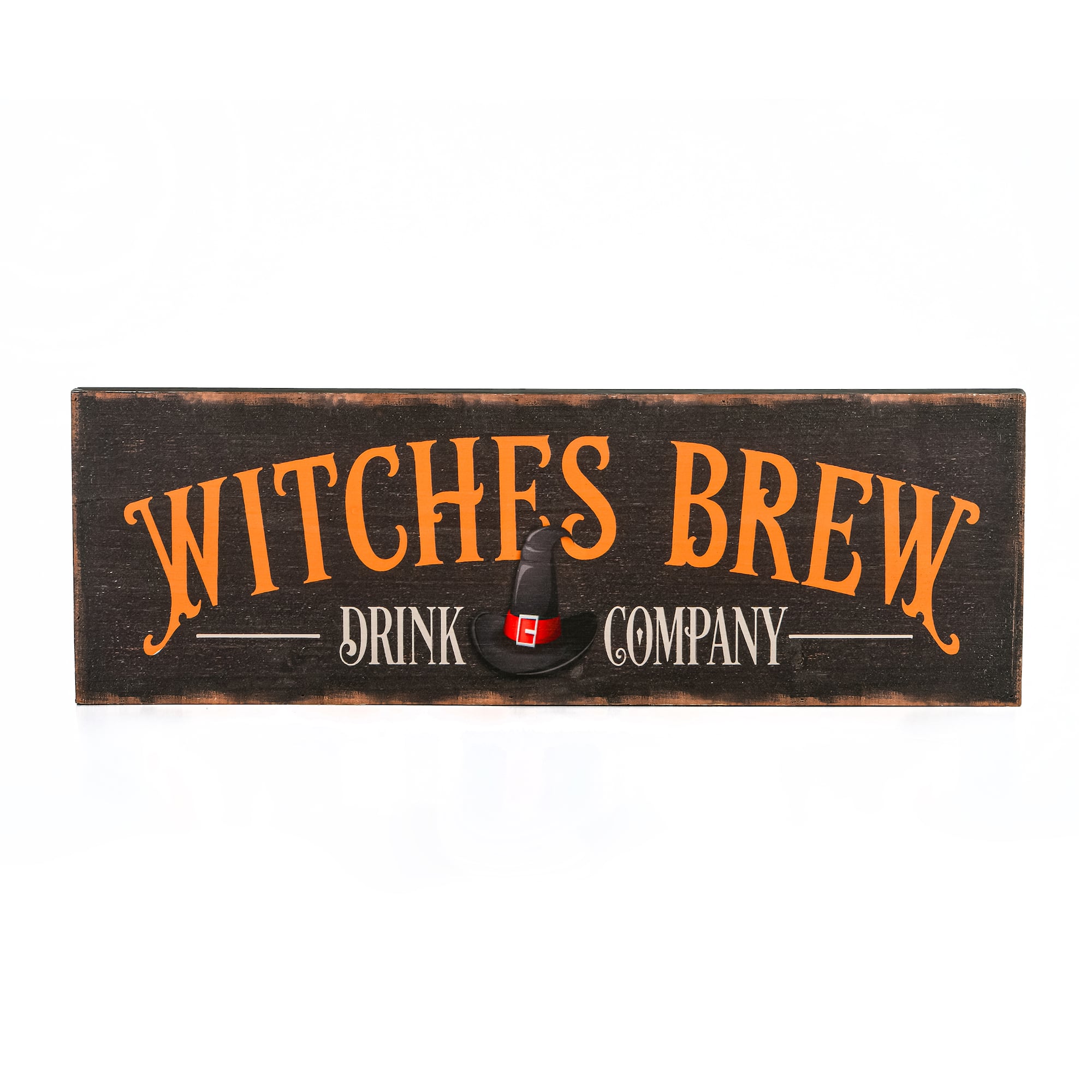 24" Halloween “Witches Brew" Wood Wall Sign